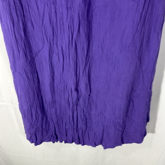 Mara Hoffman Swim Resort Cover-Up Skirt Pants Purple Large – Convertible Beach - Picture 8 of 9